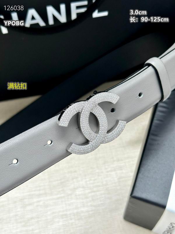 Chanel belt 30mmX90-125cm 8L (95)