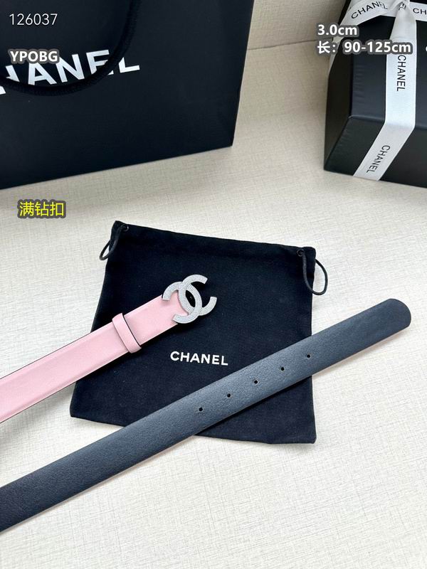 Chanel belt 30mmX90-125cm 8L (97)