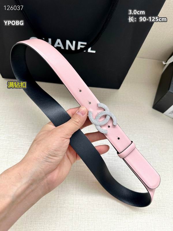 Chanel belt 30mmX90-125cm 8L (98)