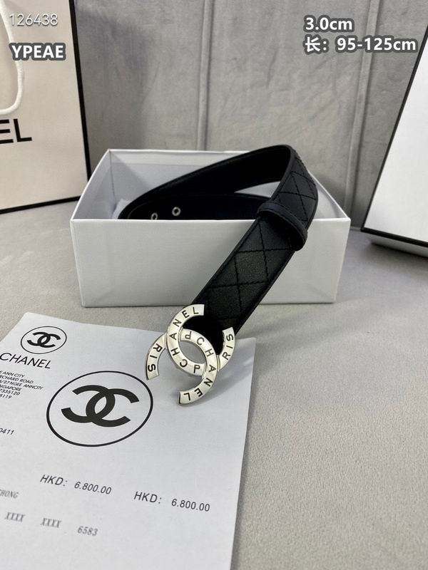 Chanel belt 30mmX95-125cm 8L (19)