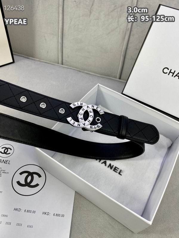 Chanel belt 30mmX95-125cm 8L (20)