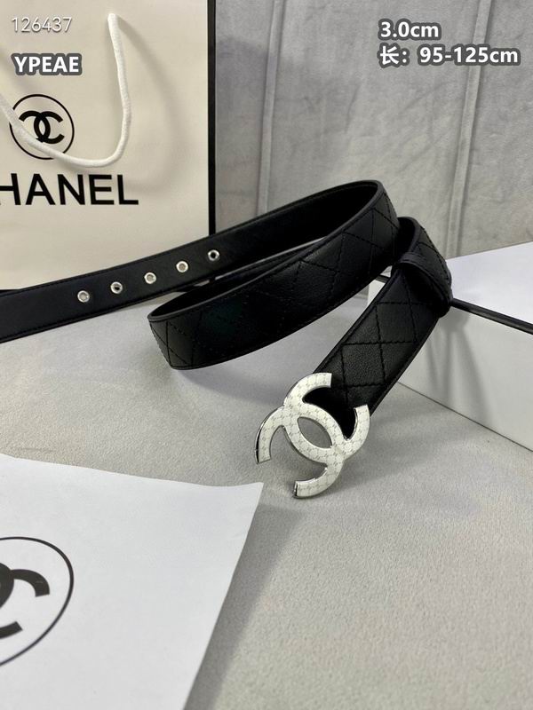 Chanel belt 30mmX95-125cm 8L (28)