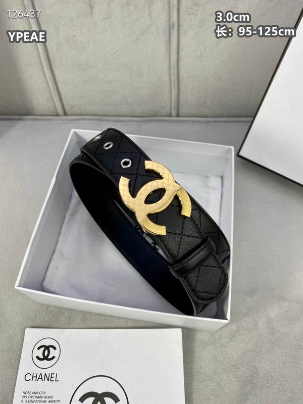 Chanel belt 30mmX95-125cm 8L (30)