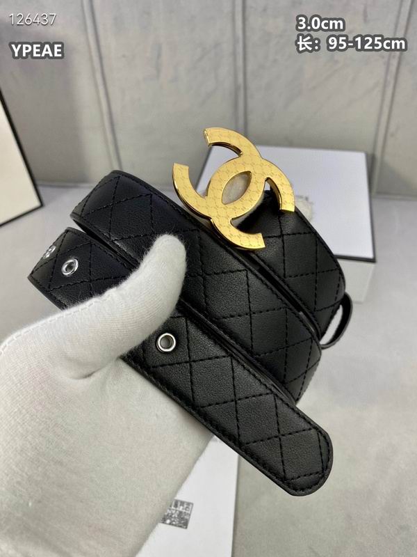 Chanel belt 30mmX95-125cm 8L (32)