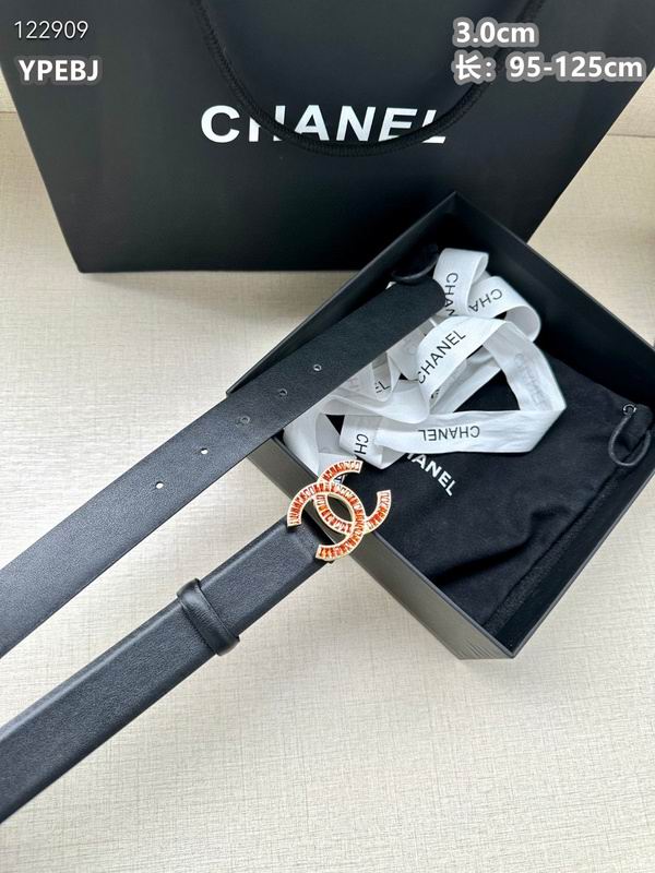Chanel belt 30mmX95-125cm 8L (392)