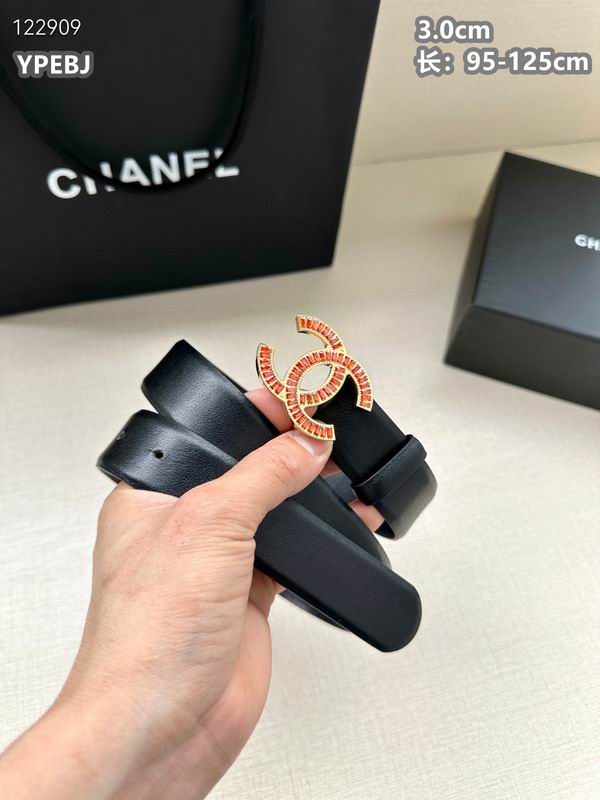 Chanel belt 30mmX95-125cm 8L (393)