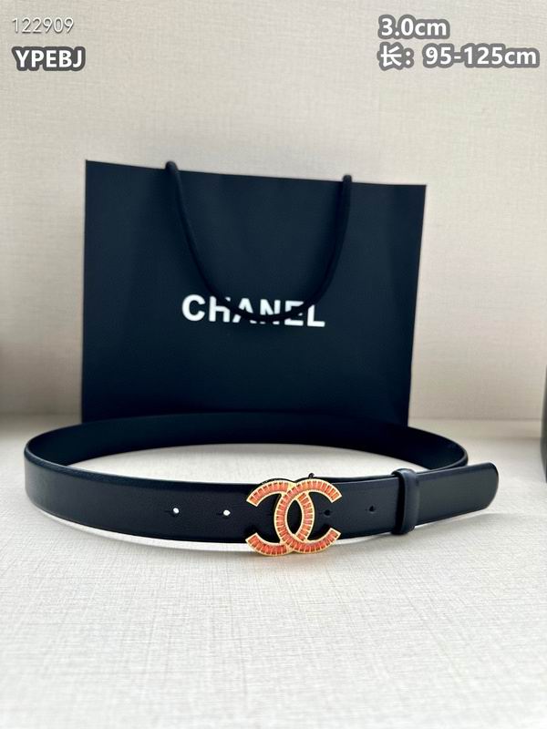 Chanel belt 30mmX95-125cm 8L (395)