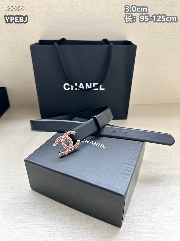 Chanel belt 30mmX95-125cm 8L (396)