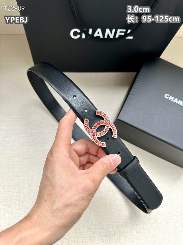 Chanel belt 30mmX95-125cm 8L (399)