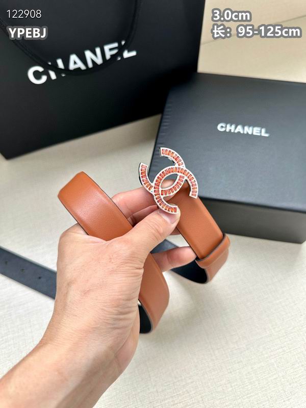 Chanel belt 30mmX95-125cm 8L (400)