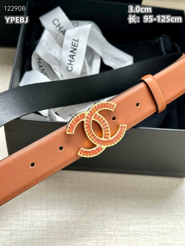 Chanel belt 30mmX95-125cm 8L (406)