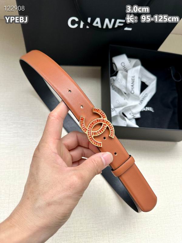 Chanel belt 30mmX95-125cm 8L (407)