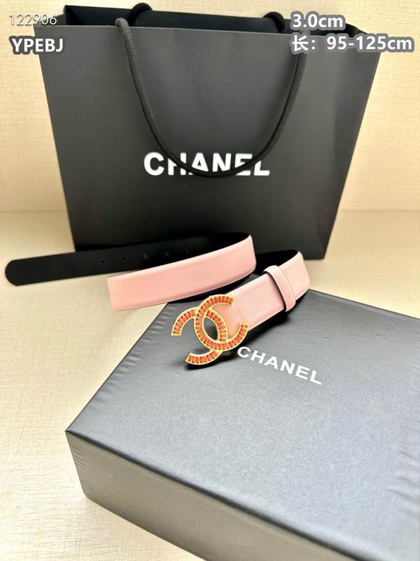 Chanel belt 30mmX95-125cm 8L (420)