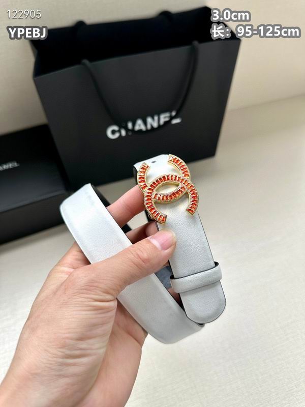 Chanel belt 30mmX95-125cm 8L (424)