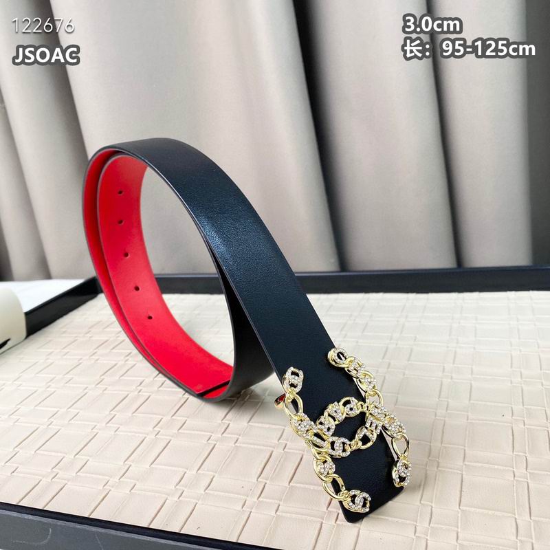 Chanel belt 30mmX95-125cm 8L (484)