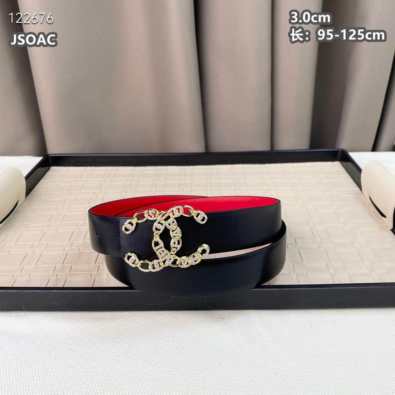 Chanel belt 30mmX95-125cm 8L (485)