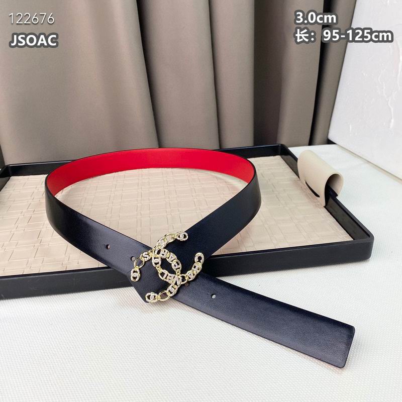 Chanel belt 30mmX95-125cm 8L (486)