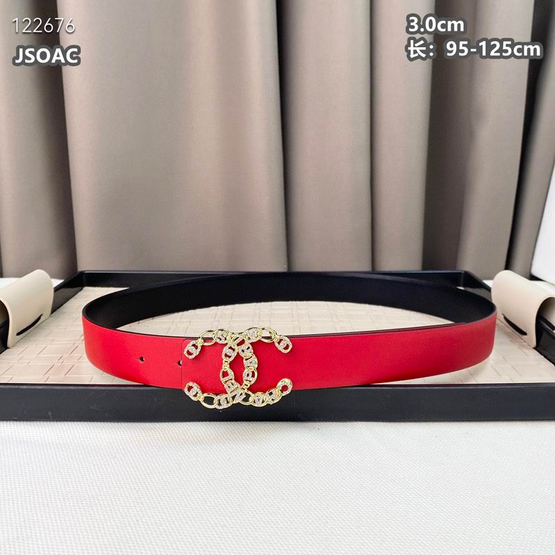Chanel belt 30mmX95-125cm 8L (489)