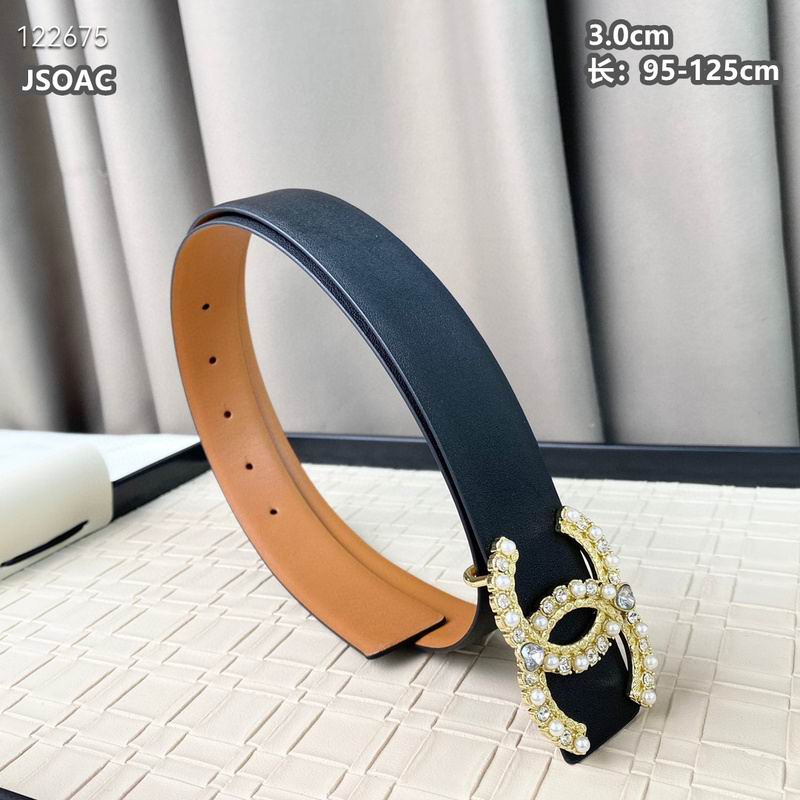 Chanel belt 30mmX95-125cm 8L (490)