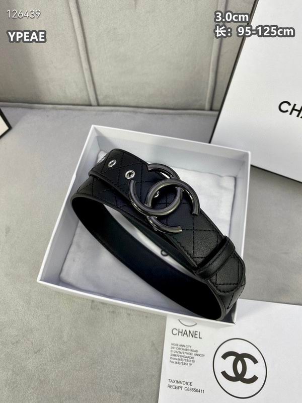 Chanel belt 30mmX95-125cm 8L (9)