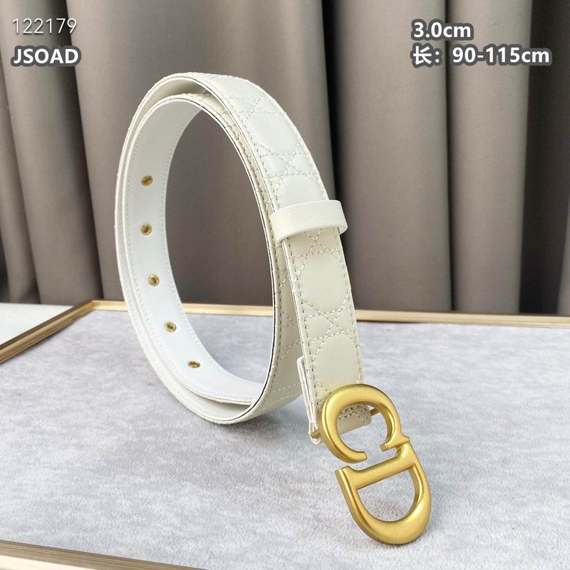 Dior belt 30mmX90-115cm 8L (102)