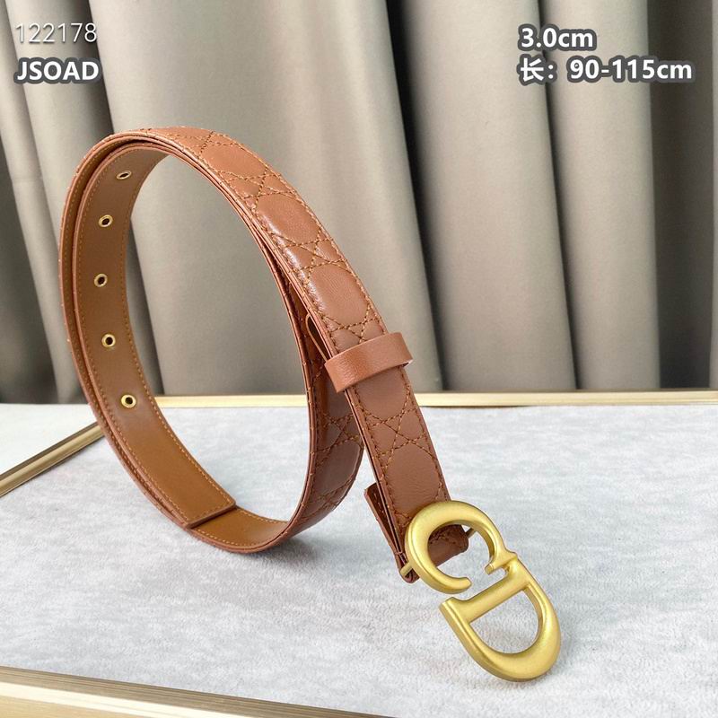 Dior belt 30mmX90-115cm 8L (106)