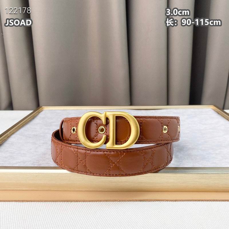Dior belt 30mmX90-115cm 8L (108)