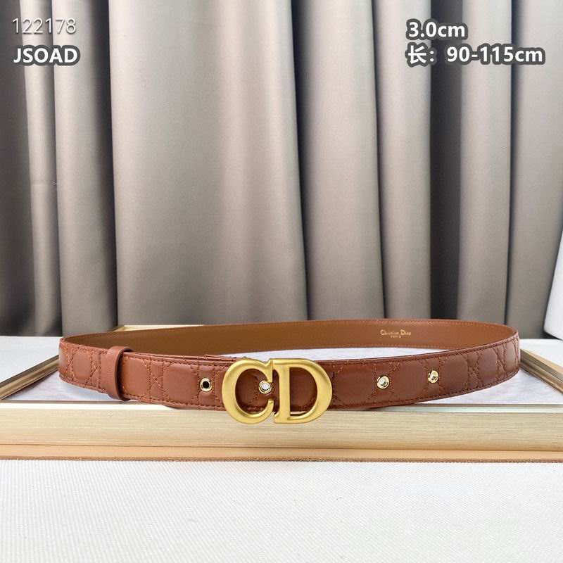 Dior belt 30mmX90-115cm 8L (109)