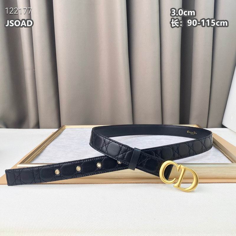 Dior belt 30mmX90-115cm 8L (112)