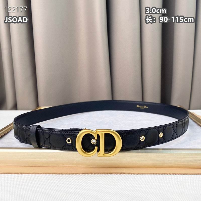 Dior belt 30mmX90-115cm 8L (113)