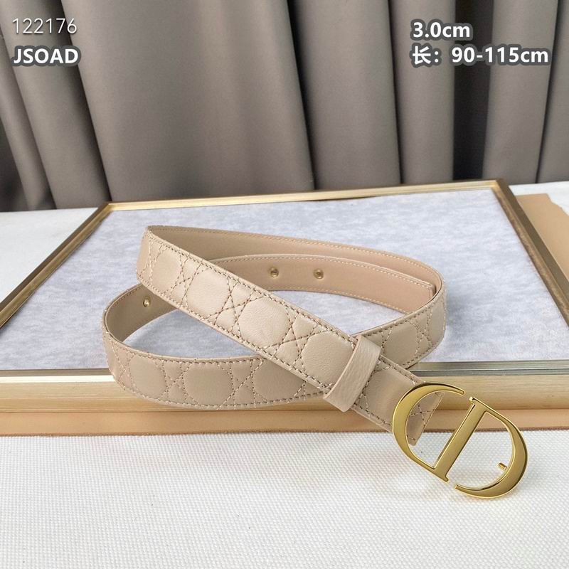 Dior belt 30mmX90-115cm 8L (115)