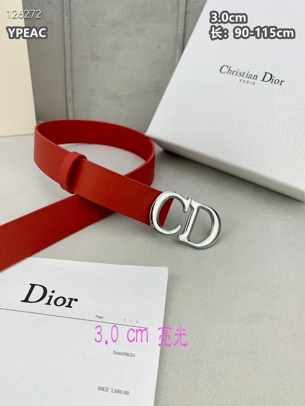 Dior belt 30mmX90-115cm 8L (30)