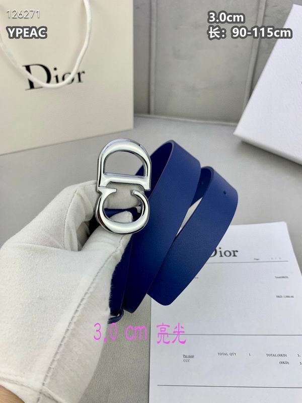 Dior belt 30mmX90-115cm 8L (36)