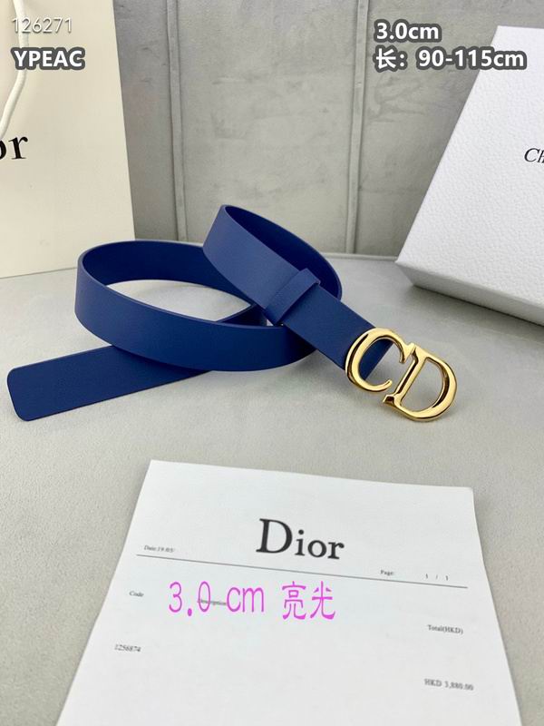 Dior belt 30mmX90-115cm 8L (38)