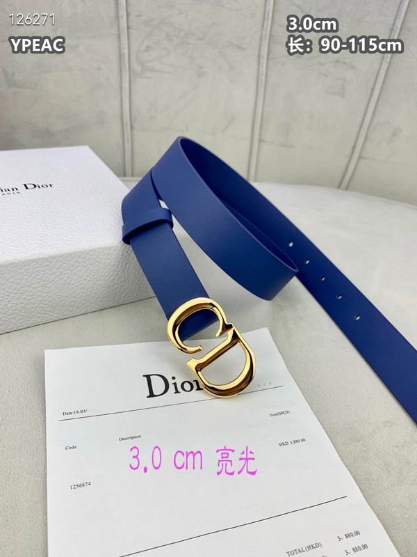 Dior belt 30mmX90-115cm 8L (39)