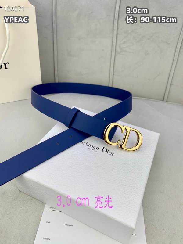 Dior belt 30mmX90-115cm 8L (40)