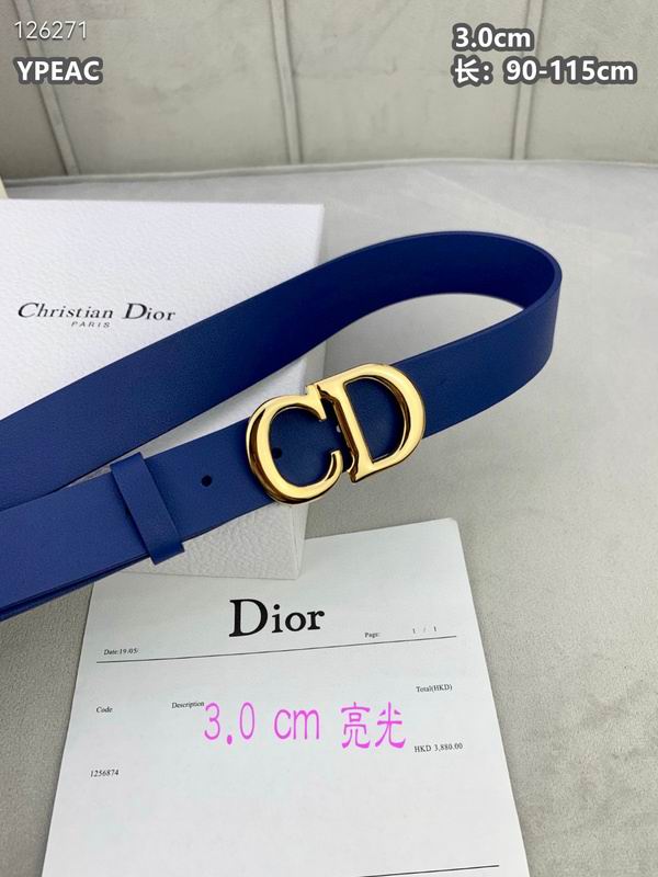 Dior belt 30mmX90-115cm 8L (41)