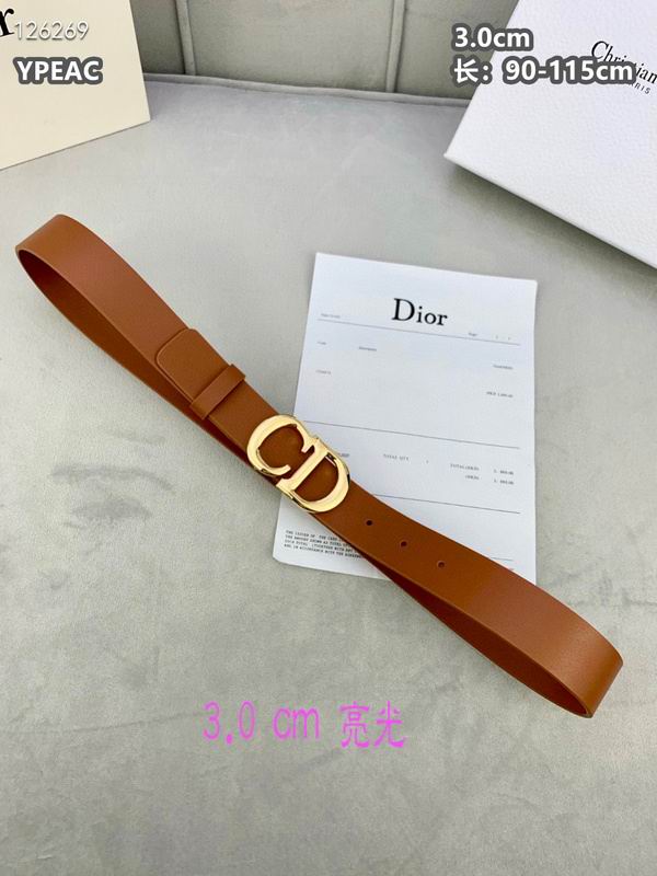Dior belt 30mmX90-115cm 8L (43)