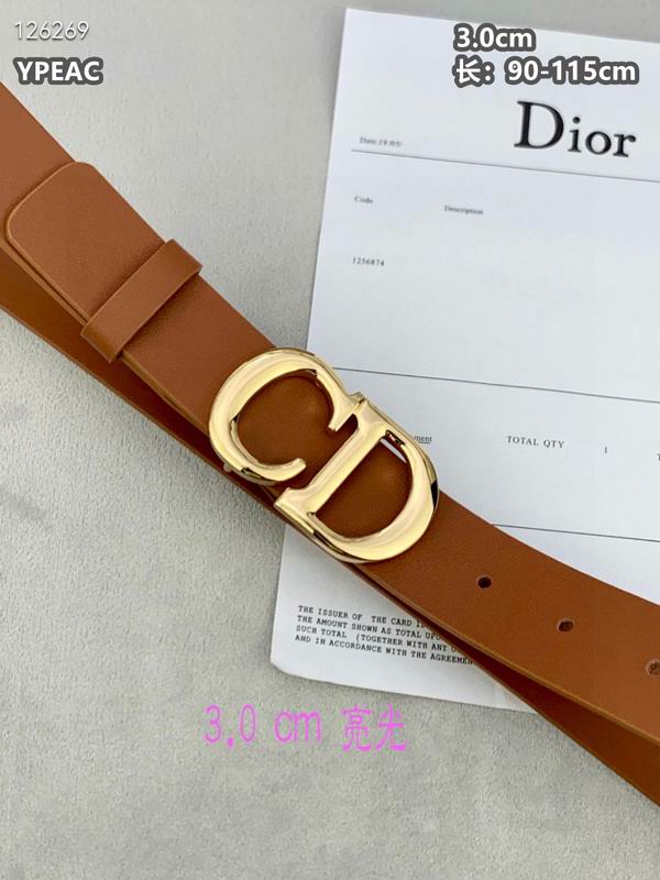 Dior belt 30mmX90-115cm 8L (45)