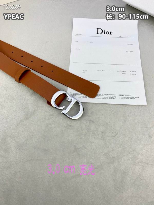 Dior belt 30mmX90-115cm 8L (46)