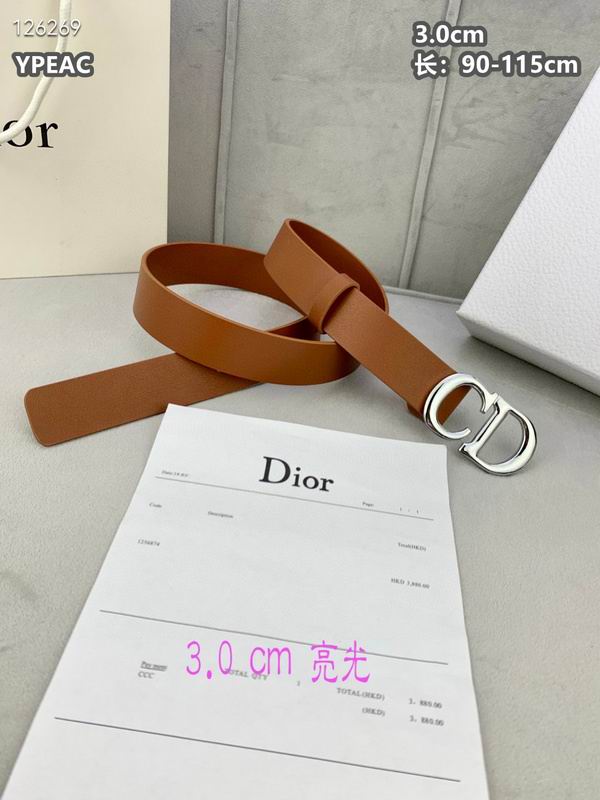 Dior belt 30mmX90-115cm 8L (48)