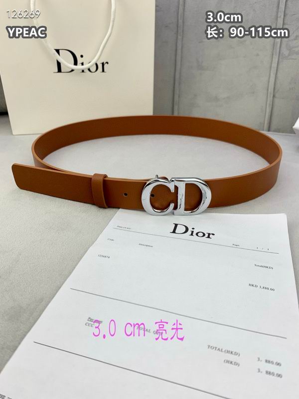 Dior belt 30mmX90-115cm 8L (49)
