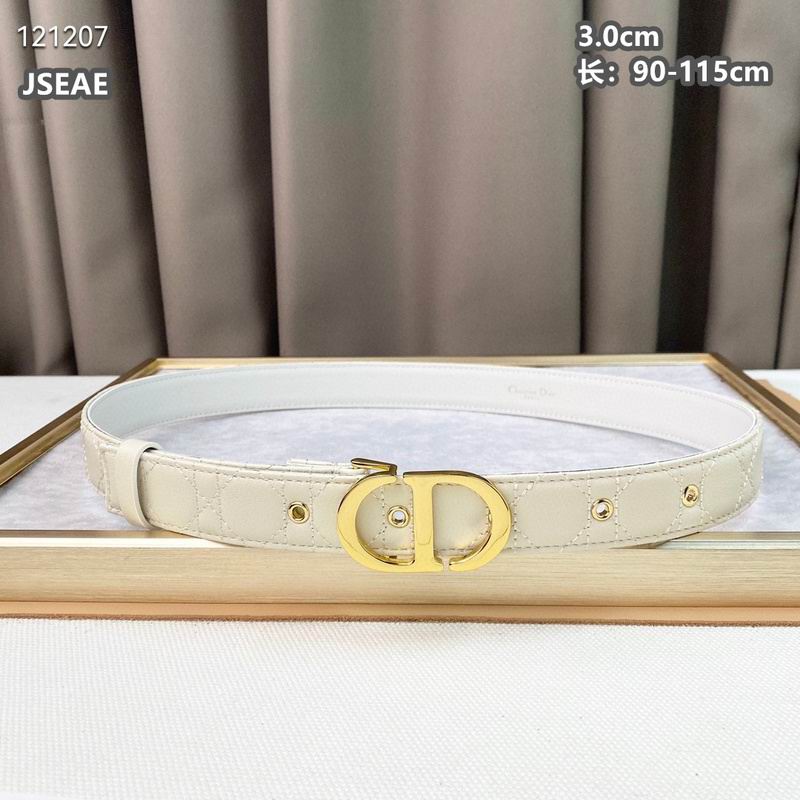 Dior belt 30mmX90-115cm 8L (80)