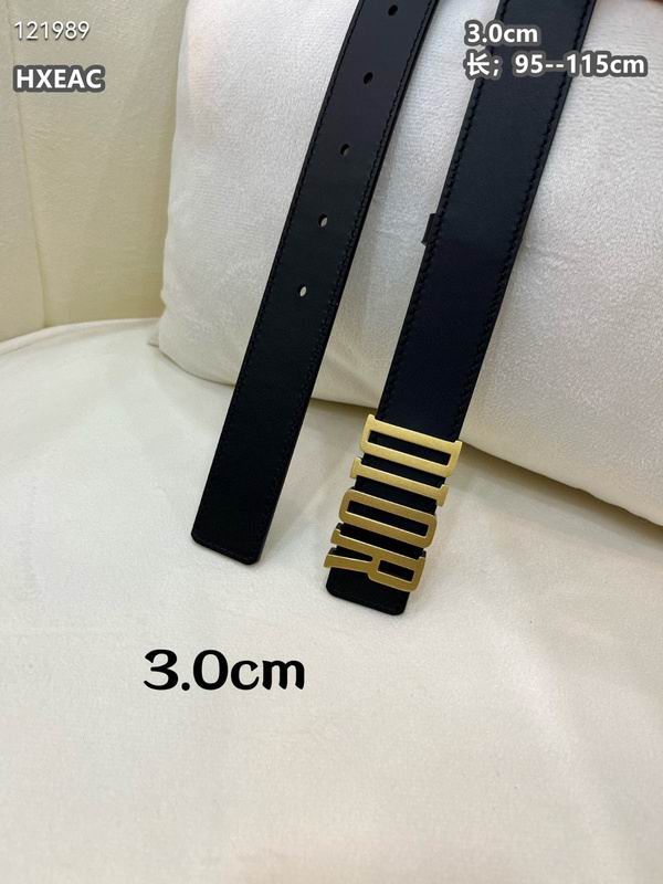 Dior belt 30mmX95-115cm 8L (130)