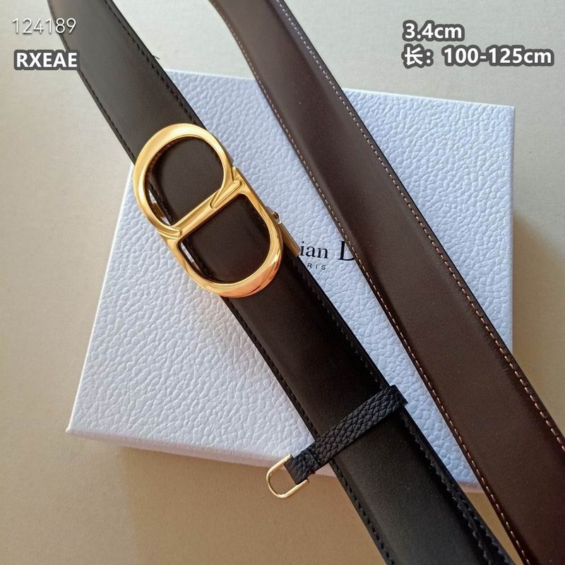Dior belt 34mmX100-125cm 8L (250)