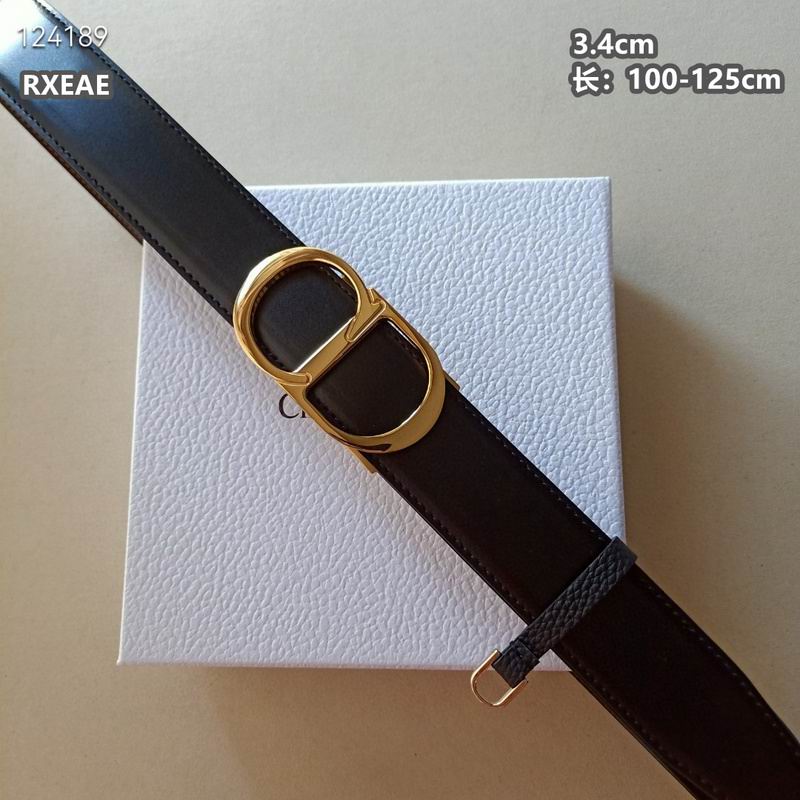 Dior belt 34mmX100-125cm 8L (251)