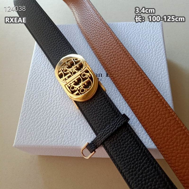 Dior belt 34mmX100-125cm 8L (293)