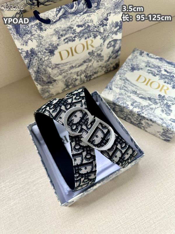 Dior belt 35mmX95-125cm 8L (388)
