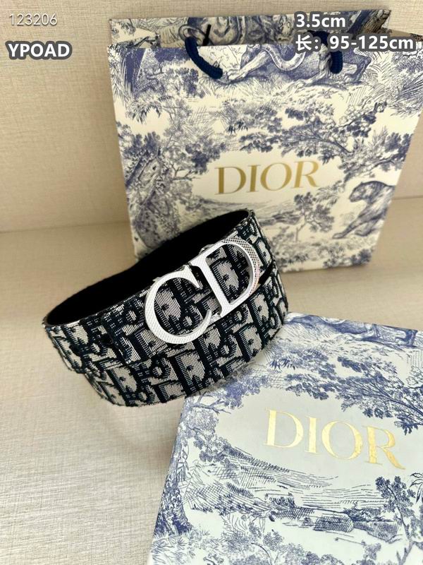 Dior belt 35mmX95-125cm 8L (389)
