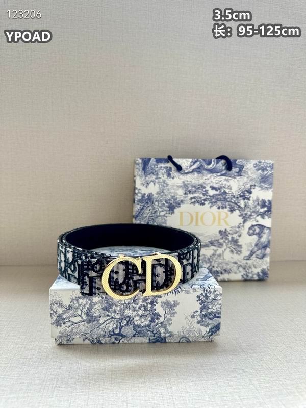 Dior belt 35mmX95-125cm 8L (391)